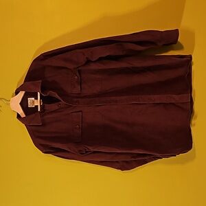 L.L.Bean Maroon Flannel